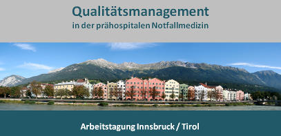 Link zur Tagung Qualitätsmanagement in der prähospitalen Notfallmedizin 2012